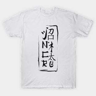 I don't care kanji T-Shirt